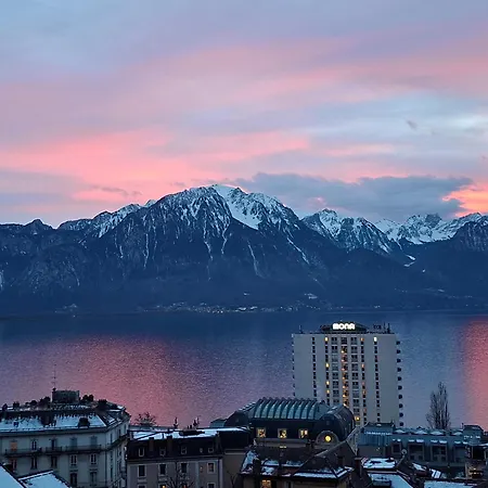 Inspiration Room, Lake, Mountains, Balcony In Center Guest house Montreux