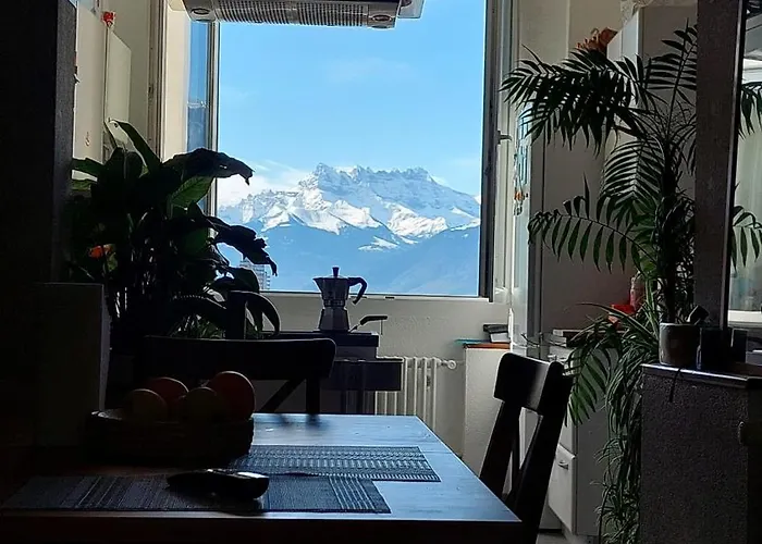 Inspiration Room, Lake, Mountains, Balcony In Center Pensjonat Montreux