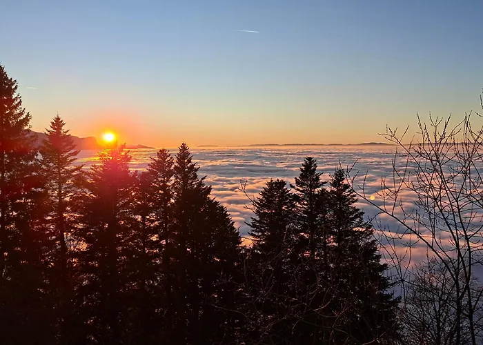 Inspiration Room, Lake, Mountains, Balcony In Center
