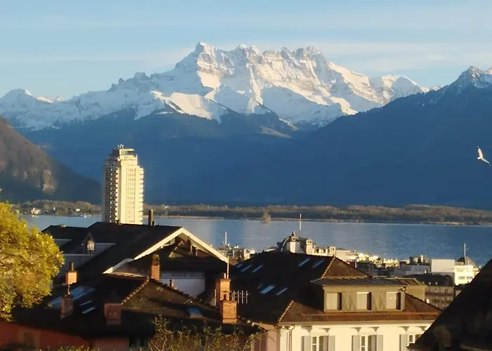 Inspiration Room, Lake, Mountains, Balcony In Center