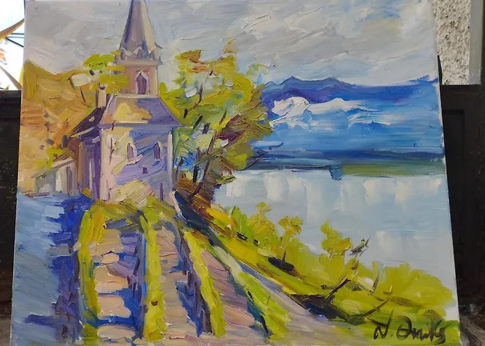 Inspiration Room, Lake, Mountains, Balcony In Center Pensionat